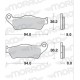 PLAQUETTES DE FREINS SBS 671 SI