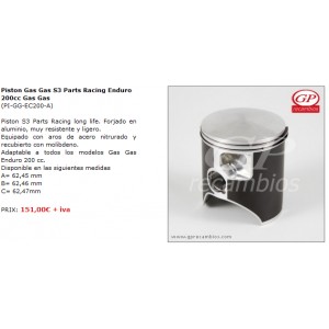 PISTON S3 GAS GAS 200 EC